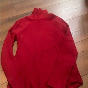 Deep red Zara turtleneck 13/14